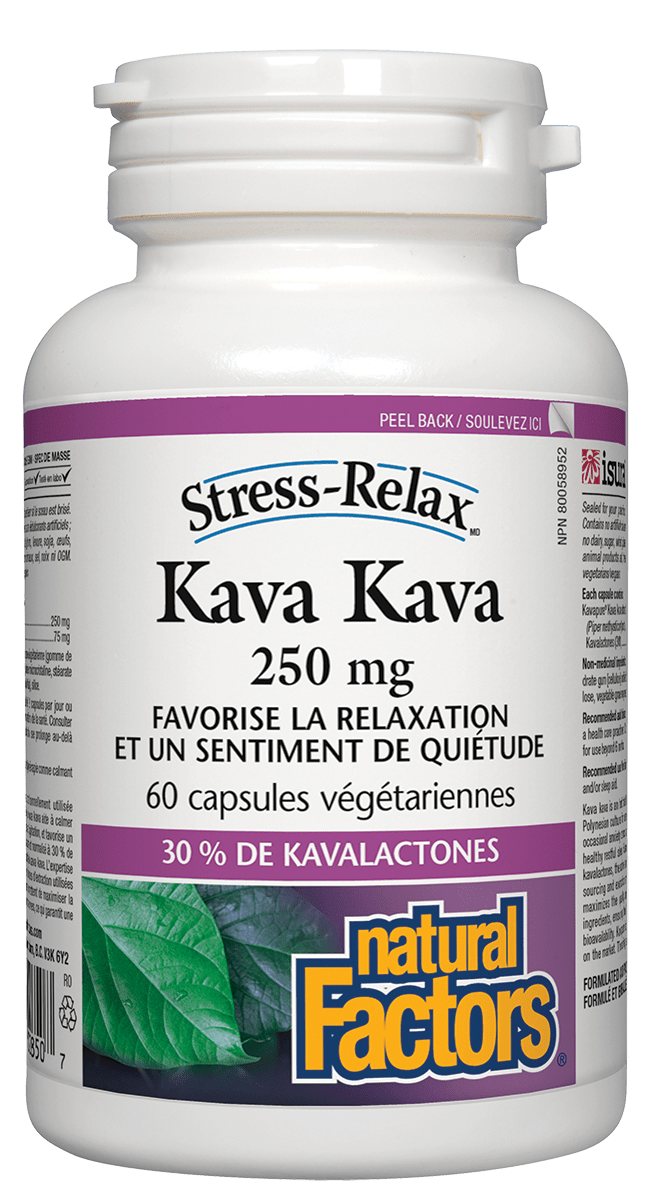Kava Kava 250 mg StressRelax® Aliments Naturels Pleine Lune